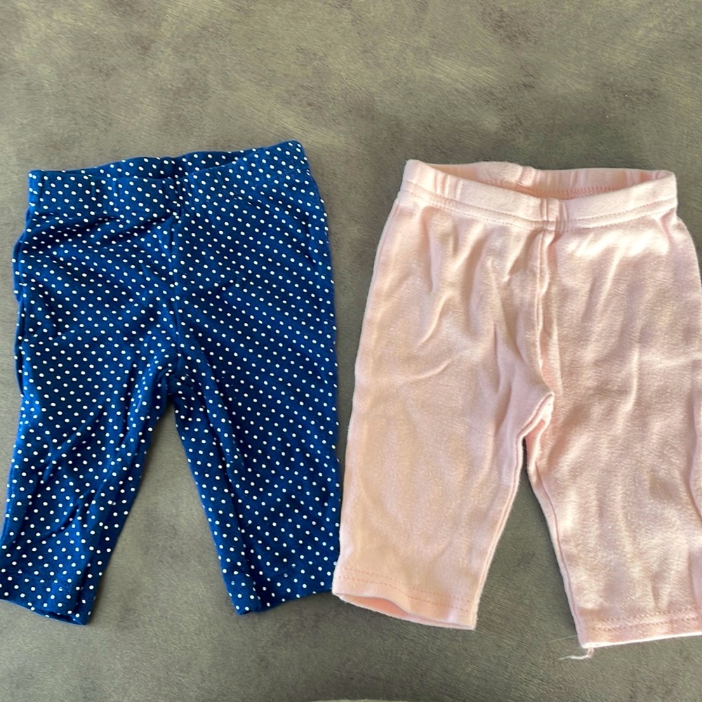 Bundle of 2 baby girl pants